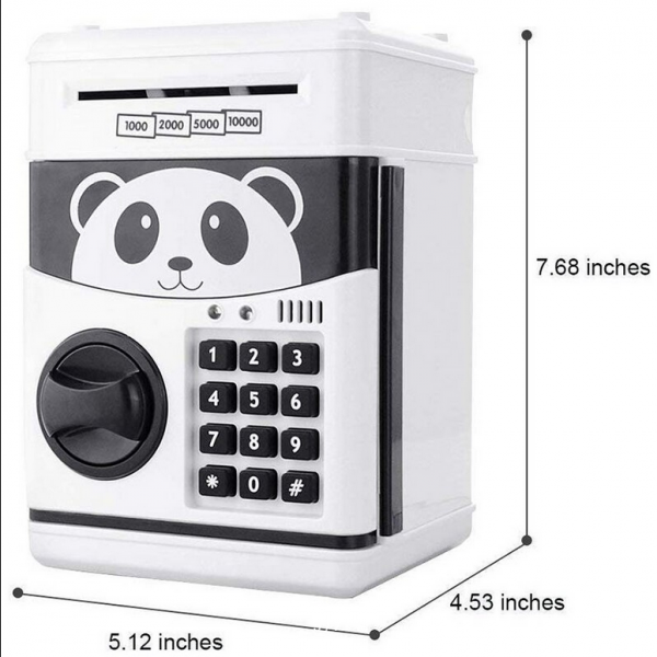 Miniature Panda Design Money Safe
